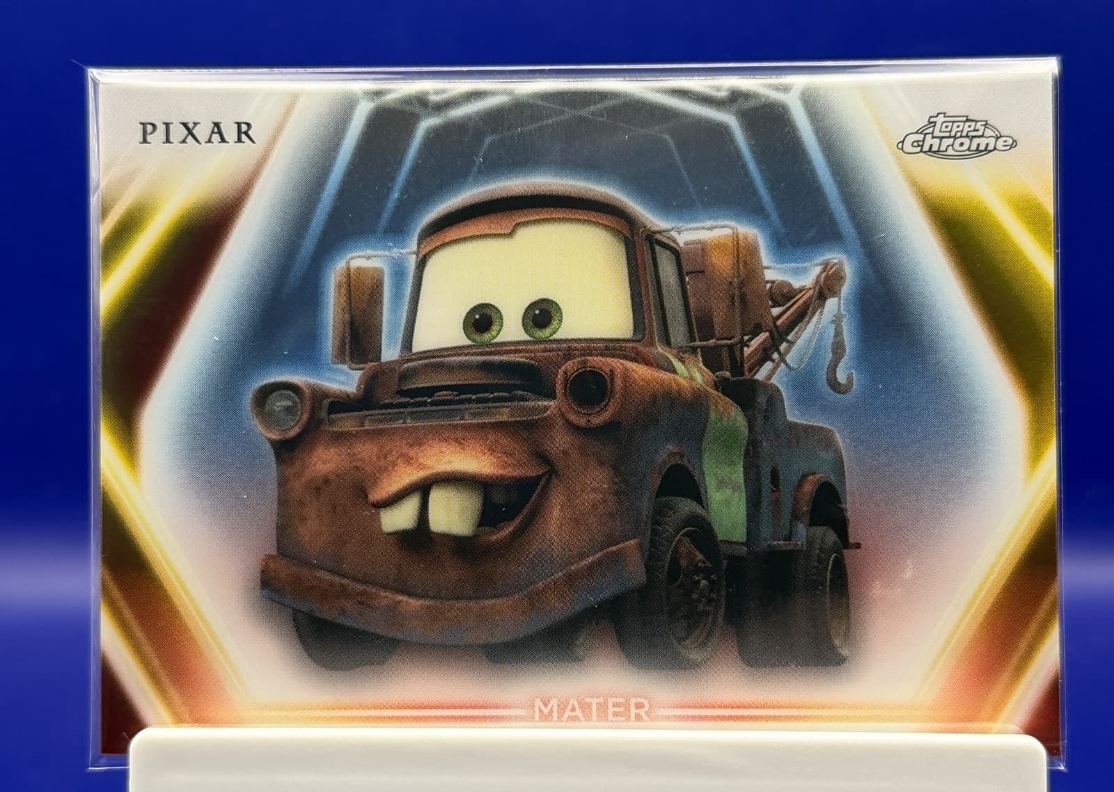 2026 Topps Chrome Disney Neon Etch: CNE-89 Mater ~ Cars