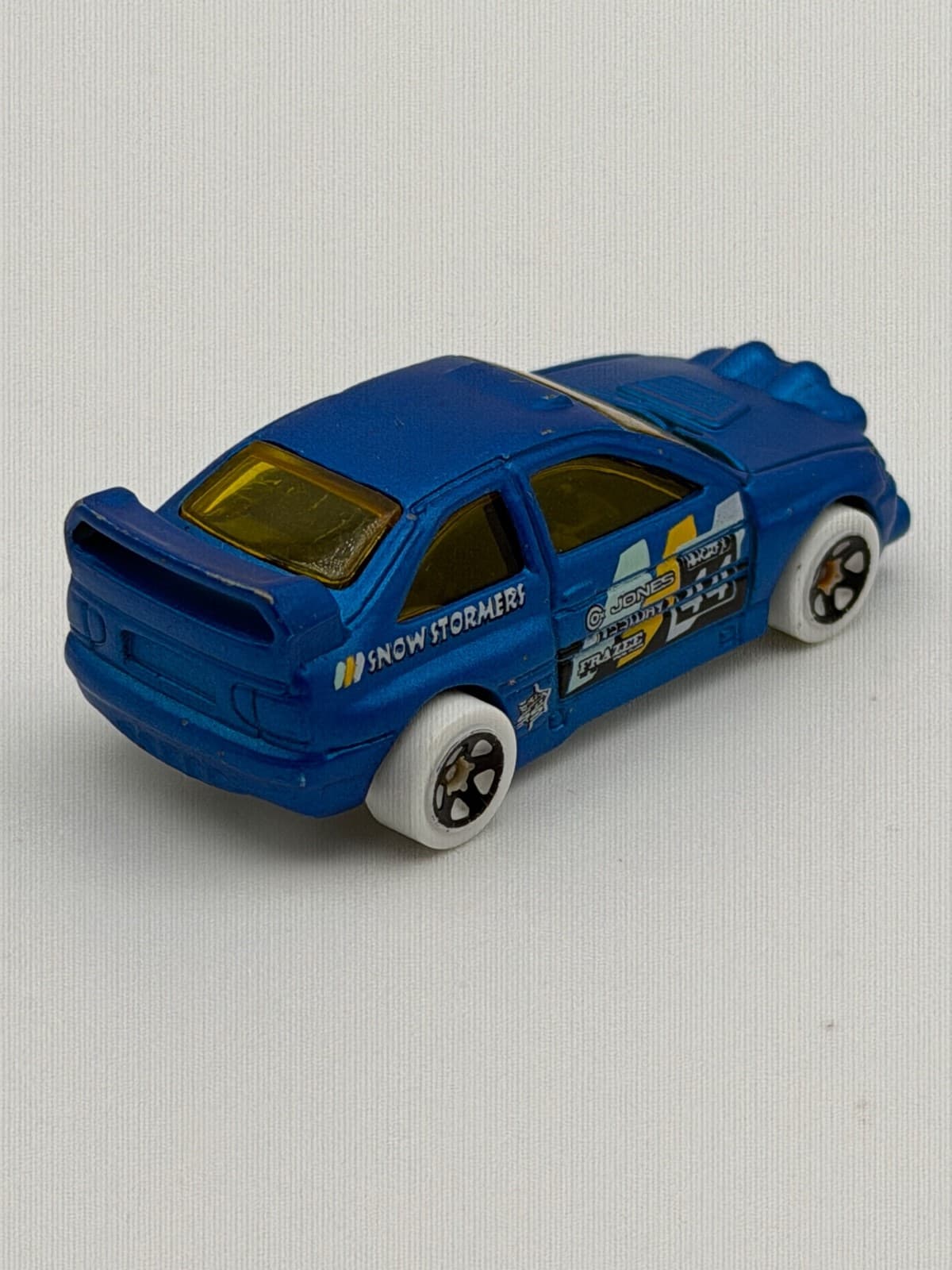 2017 Hot Wheels FORD ESCORT RALLY ~ Snow Stormers ~ Blue ~ Diecast 1/64 - Thumbnail 3