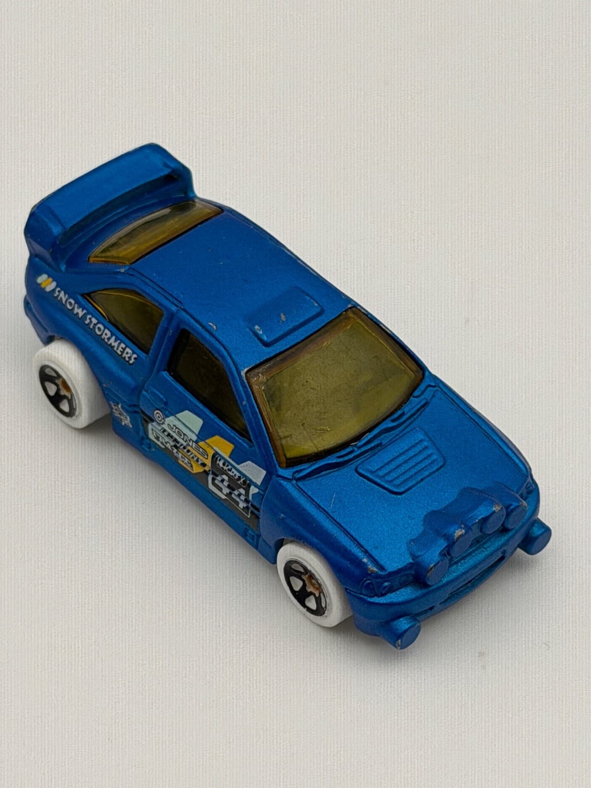2017 Hot Wheels FORD ESCORT RALLY ~ Snow Stormers ~ Blue ~ Diecast 1/64 - Thumbnail 2