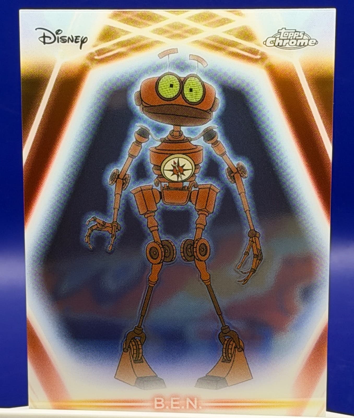 2026 Topps Disney Neon Chrome Etch B.E.N. CNE-150 Treasure Planet
