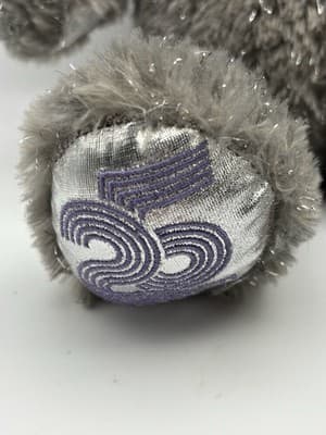 Build A Bear Violet The Wolf Grey and Silver 25th Birthday Exclusive 16" Plush S - Thumbnail 2