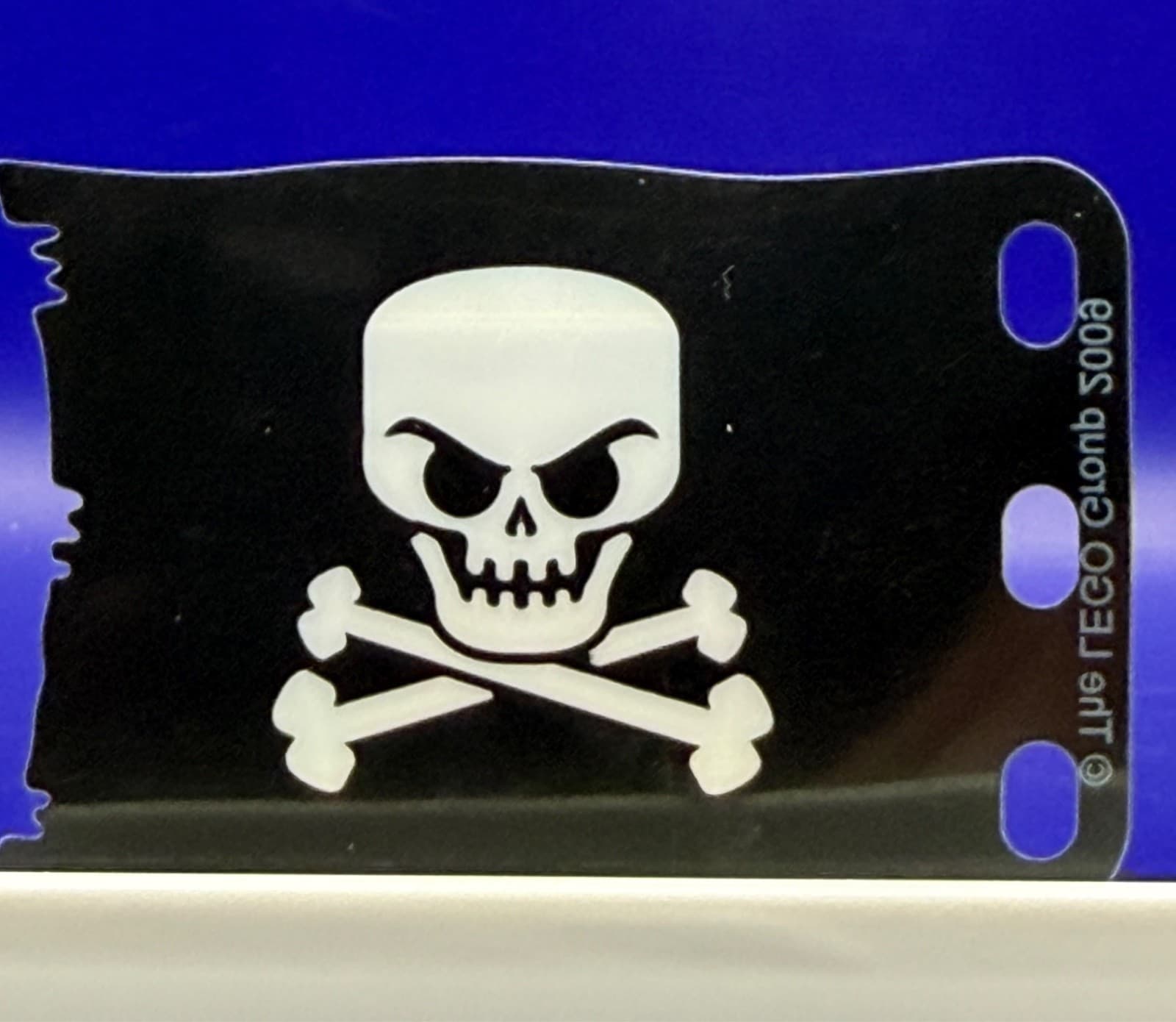 LEGO Pirate Flag 84622 Skull Crossbones Jolly Roger 7x4 Black Video Game Tested - Thumbnail 2