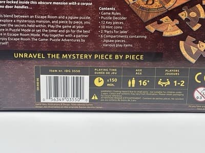 Escape Room the Game Secret of the Scientist Puzzle Adventures Identity SEALED. - Thumbnail 8