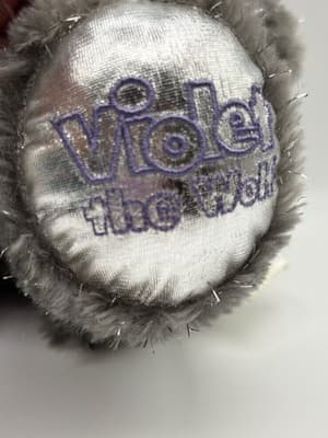 Build A Bear Violet The Wolf Grey and Silver 25th Birthday Exclusive 16" Plush S - Thumbnail 3