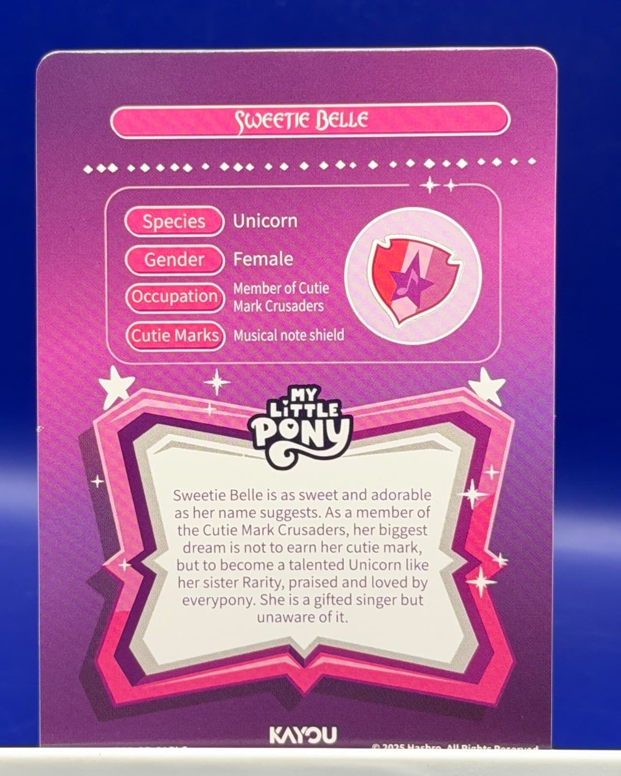 Kayou My Little Pony Sweetie Belle English SR MLPME02-SR-015L2 - Thumbnail 2
