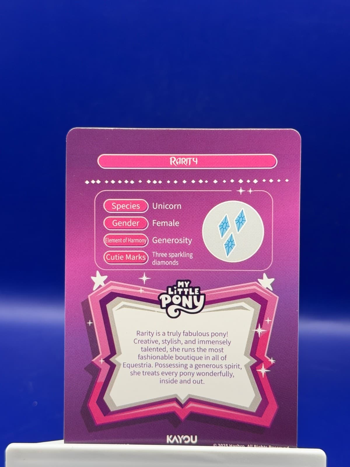 Kayou My Little Pony Rarity SR MLPME02-SR-011L2 Moon Edition English - Thumbnail 2