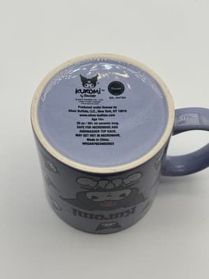 Hello Kitty & Friends Sanrio KUROMI 20 oz. Purple Coffee Tea Mug Cup Ceramic - Thumbnail 8