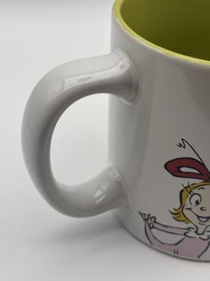 The Grinch with Max and Cindy Lou 16oz Ceramic Mug Christmas Decor FREE SHIPPING - Thumbnail 6
