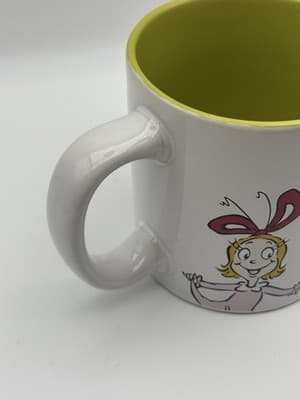 The Grinch with Max and Cindy Lou 16oz Ceramic Mug Christmas Decor FREE SHIPPING - Thumbnail 4