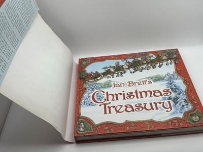 Jan Brett’s Christmas Treasury Hardcover Book Dust Jacket - Thumbnail 2