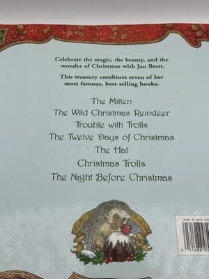Jan Brett’s Christmas Treasury Hardcover Book Dust Jacket - Thumbnail 7