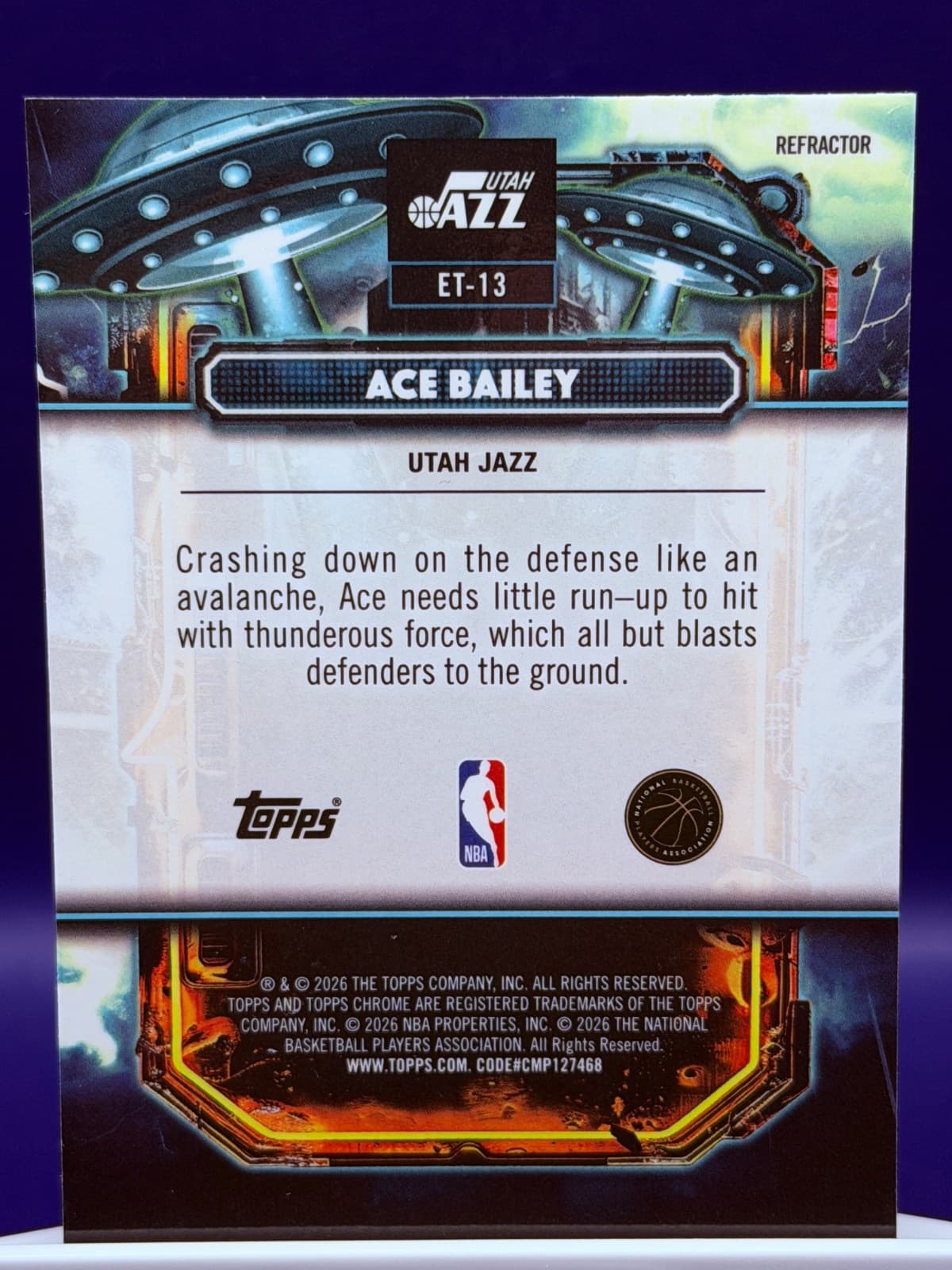 2025-26 Topps Cosmic Chrome - Extraterrestrial Talent Ace Bailey #ET-13... - Thumbnail 2