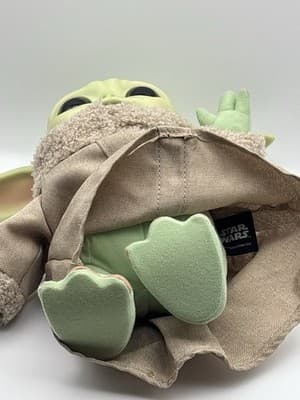 Star Wars Talking Grogu / Baby Yoda 11" Plush W/ Vinyl Head Mattel 2020, Works T - Thumbnail 7
