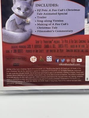 Elf Pets Fox Cubs Christmas Tale (The Elf On The Shelf) Sealed DVD - Thumbnail 4