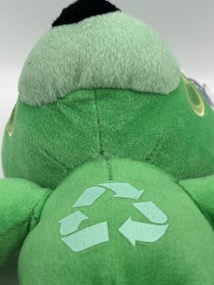 RARE-PEEK-A-BOO TOY PLUSH PANDA COLLECTABLE SERIES RECYCLA- green Pre-owned Tags - Thumbnail 5