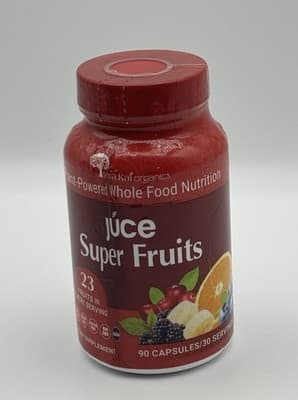 (BB 01/27) Juce Super Fruits Whole Food Capsules, 23 Fruits per Serving - 90 ct. - Thumbnail 2