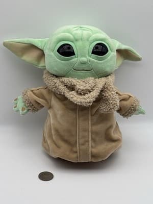 Star Wars 2021 8 Inch The Child Mandalorian Baby Yoda Plush Mattel Stuffed Toy - Thumbnail 2