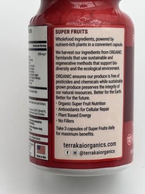 (BB 01/27) Juce Super Fruits Whole Food Capsules, 23 Fruits per Serving - 90 ct. - Thumbnail 6
