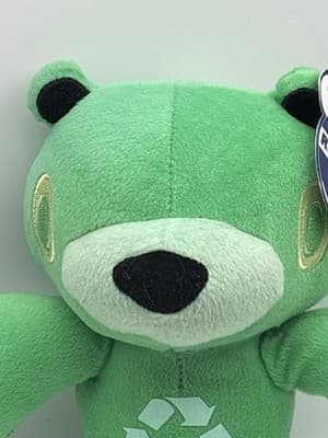 RARE-PEEK-A-BOO TOY PLUSH PANDA COLLECTABLE SERIES RECYCLA- green Pre-owned Tags - Thumbnail 4