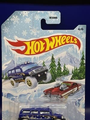 2020 Hot Wheels Rockster4/6 Dark Blue Winter Series New - Thumbnail 5