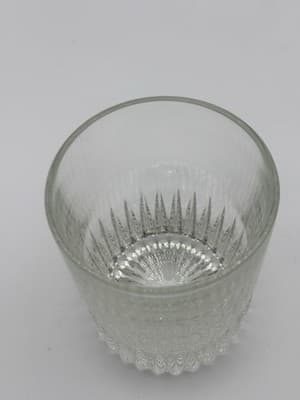 Set of 2 Cut Crystal Old Fashioned Glasses Flower or Starburst Bottom Coffee Mug - Thumbnail 5