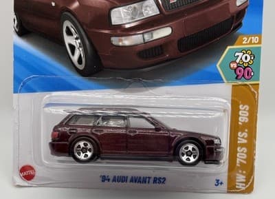 Hot Wheels - ‘94 AUDI AVANT RS2 - HW: ‘70s vs. ‘90s 2/10 - #29/250 - Burgundy - Thumbnail 2