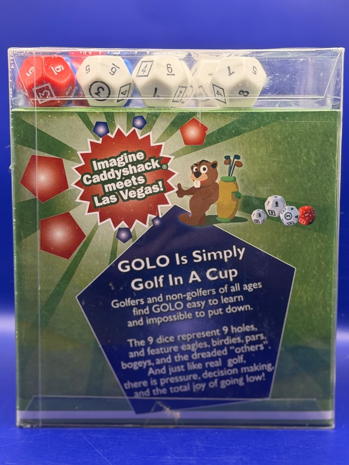 Golo Dice Game Travel Edition Golf Digest New In Box Portable Golf Game - Thumbnail 4