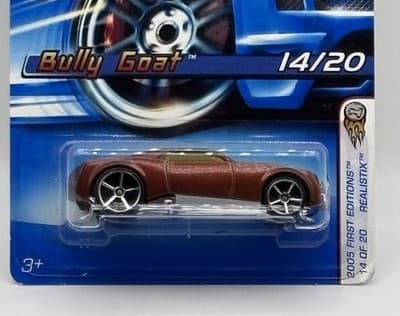 2005 Hot Wheels #14 Bully Goat 1st Ed. Realistix Copper Tone HW12 - Thumbnail 2