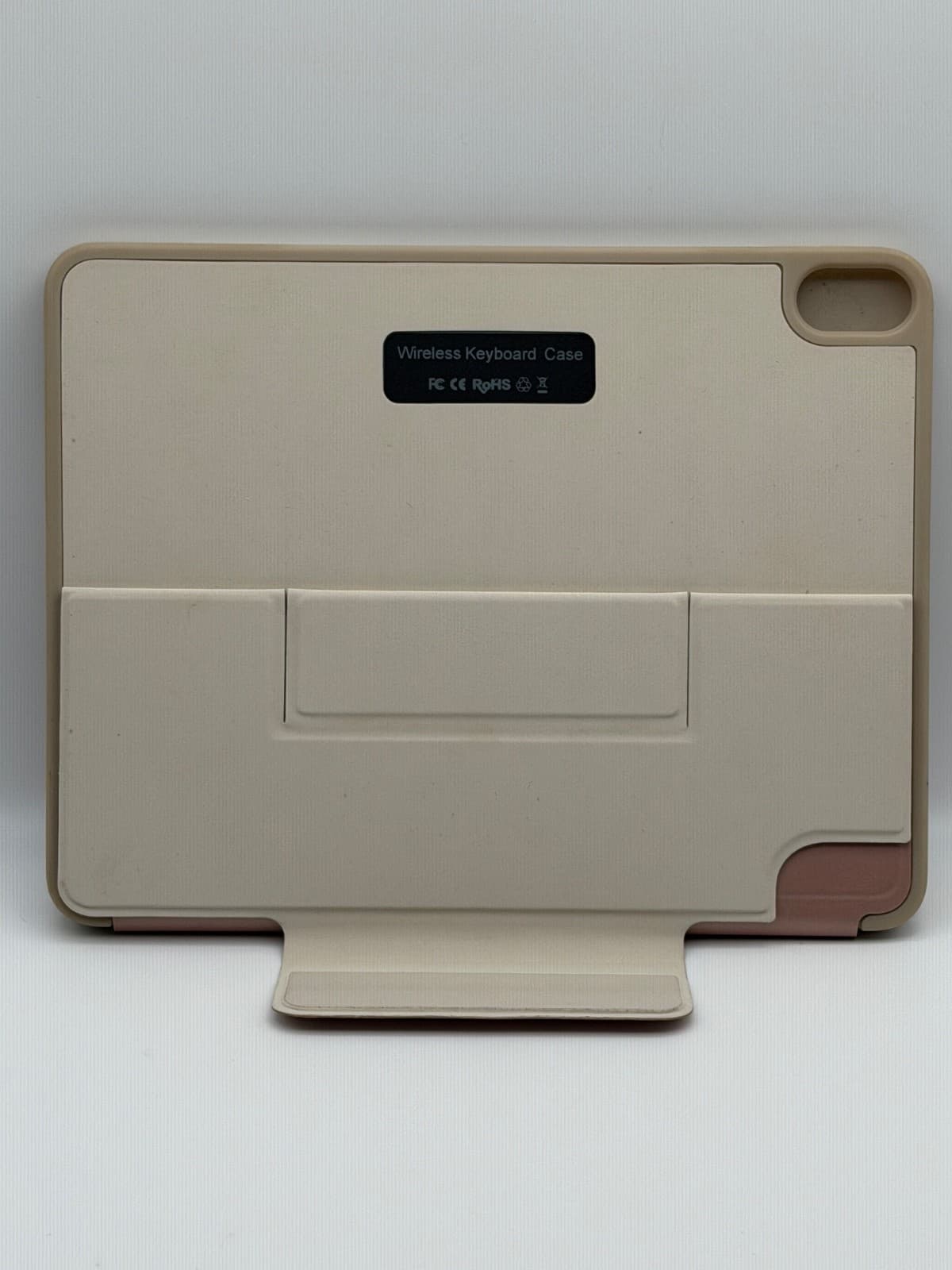 Wireless Keyboard Case for iPad 9 8 7 10.2 Air 3 Pro 10.5 Rose Gold - Thumbnail 3