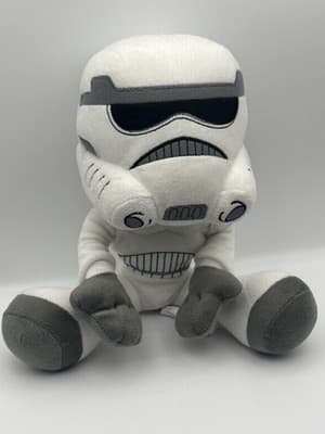Star Wars Storm Trooper Plush Stuffed Toy White Gray Northwest 11 Inch Lucasfilm - Thumbnail 2