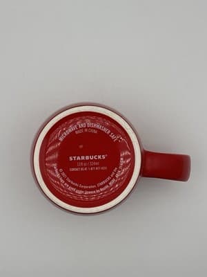 Starbucks 2021 Red Ceramic Coffee Mug Cup 11 oz AB3424 Logo Microwave Safe - Thumbnail 7