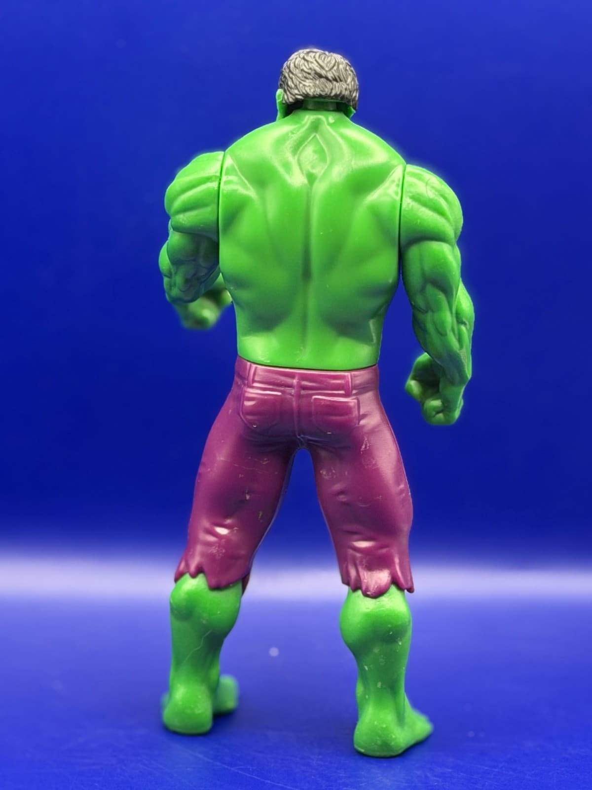 Vintage 1993 Toy Biz Marvel Super Heroes Hulk Loose Action Figure Purple Pants - Thumbnail 3