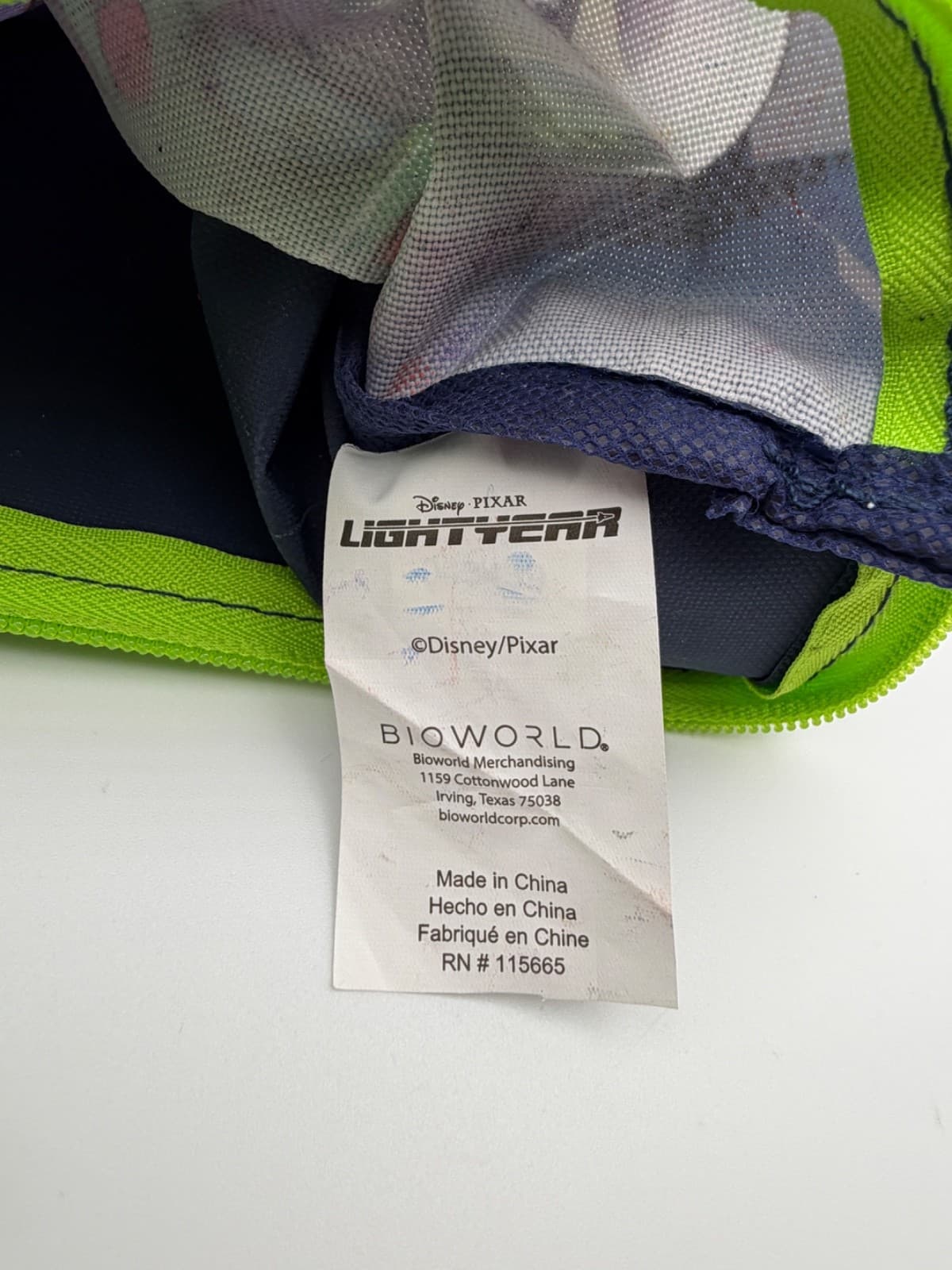 Disney Pixar Lightyear Buzz Zurg Pencil Pouch Zipper Case Bioworld - Thumbnail 2
