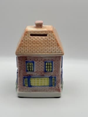 Vintage 1999 M’arex School House Coin Bank Stopper - Thumbnail 2