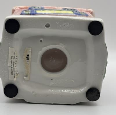 Vintage 1999 M’arex School House Coin Bank Stopper - Thumbnail 5