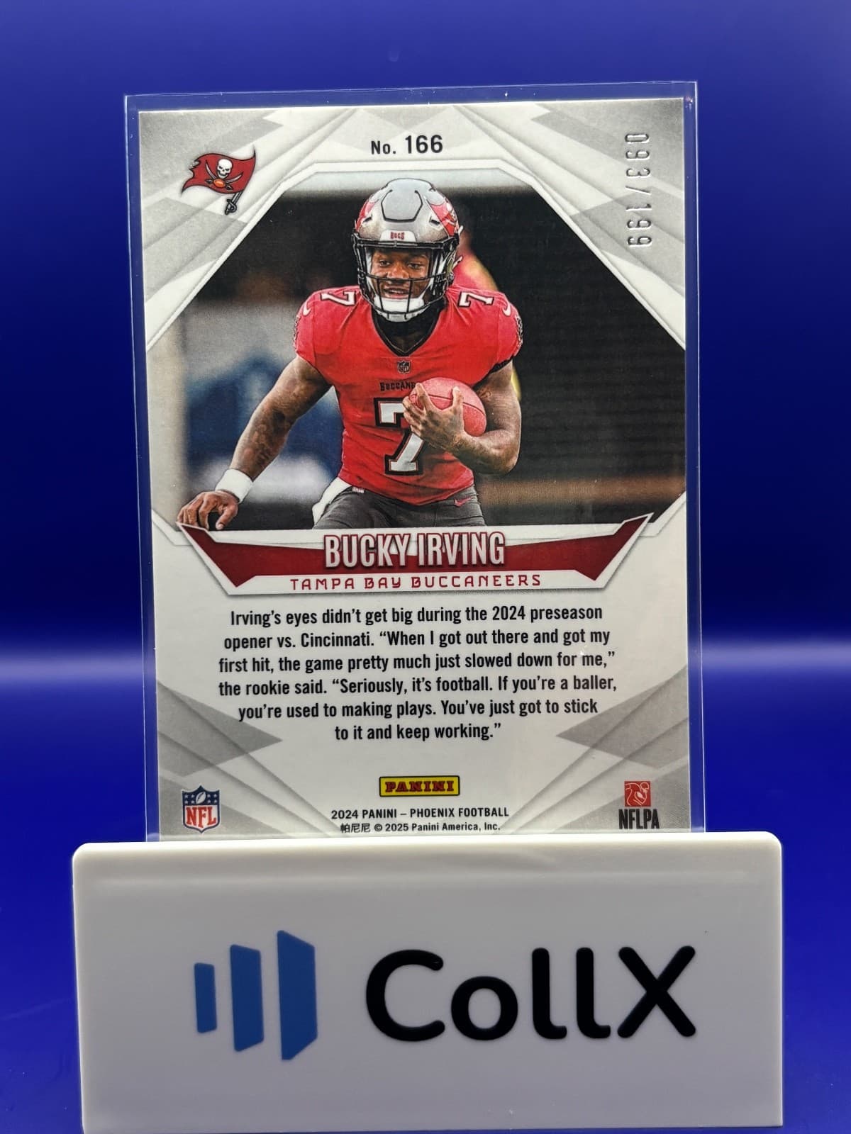 2024 Bucky Irving Rookie Card Lot (4) Tampa Bay Buccaneers RC + Rookie Rising - Thumbnail 3