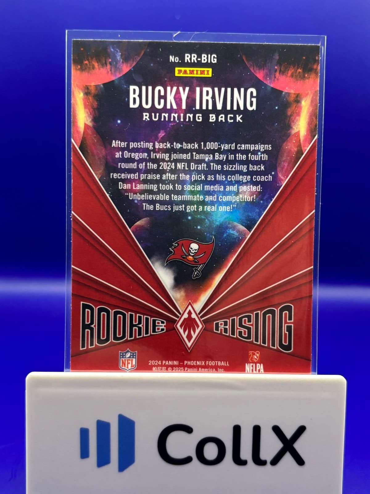 2024 Bucky Irving Rookie Card Lot (4) Tampa Bay Buccaneers RC + Rookie Rising - Thumbnail 7