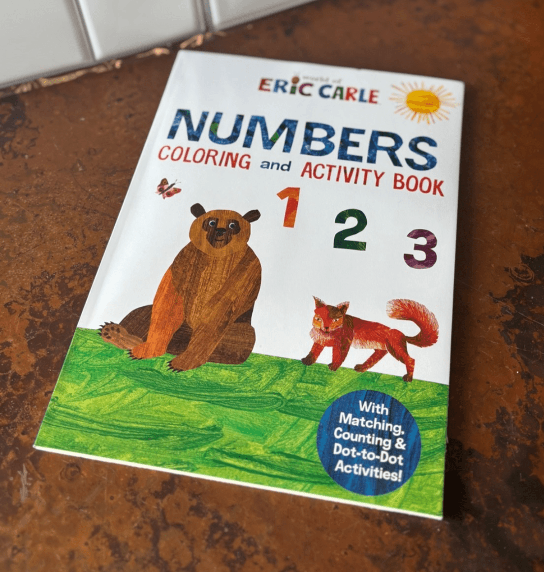 World of Eric Carle Coloring Activity Books NEW Lot of 2 Alphabet Numbers - Thumbnail 3