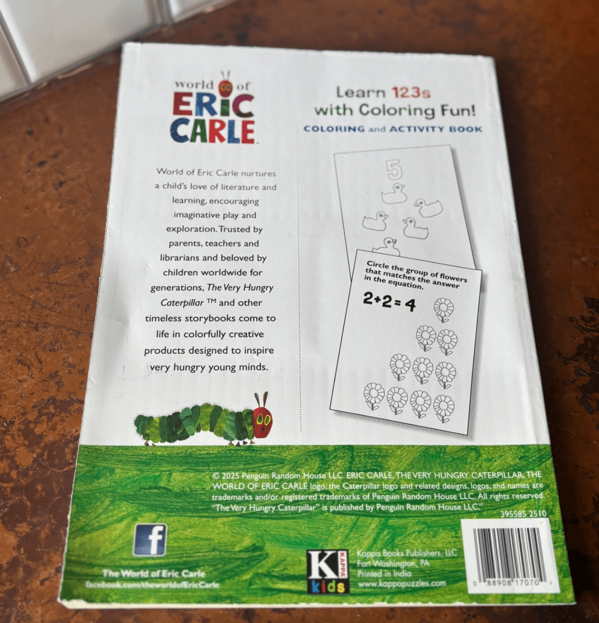 World of Eric Carle Coloring Activity Books NEW Lot of 2 Alphabet Numbers - Thumbnail 5
