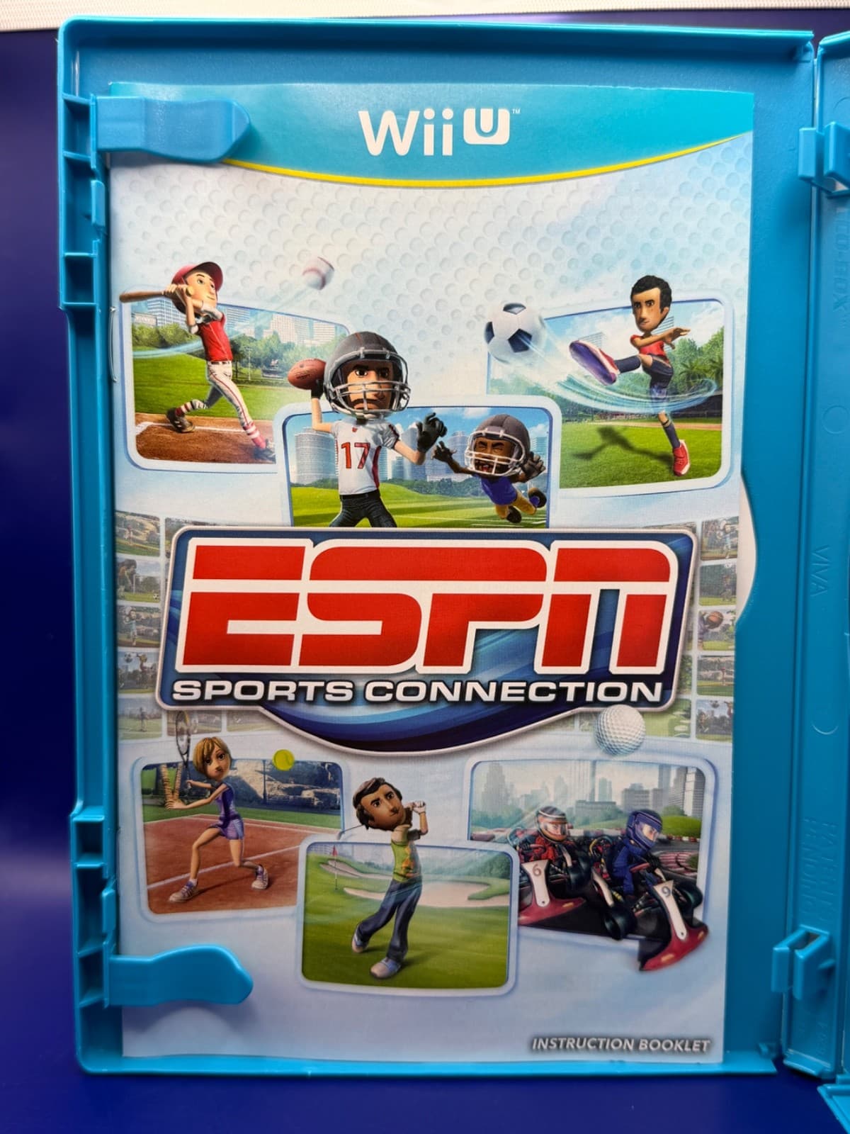 ESPN Sports Connection Nintendo Wii U CIB Complete Tested Manual - Thumbnail 2