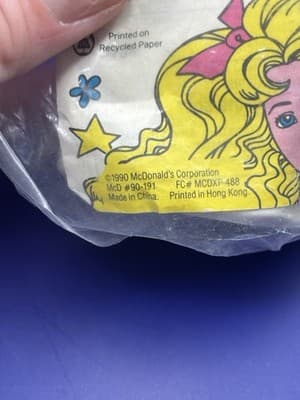 VINTAGE 1991 BARBIE BRIDE 4.25” FIGURE MCDONALDS Cake Topper-toy-wedding-shower - Thumbnail 4