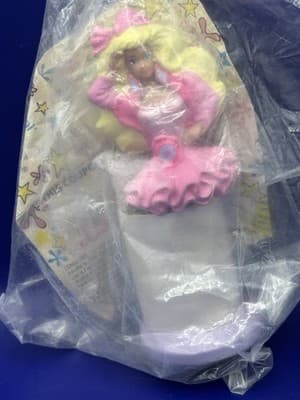 Lights and Lace Barbie Figurine McDonalds-Happy Meal #3 Vintage 1990 Cake Toppe - Thumbnail 2