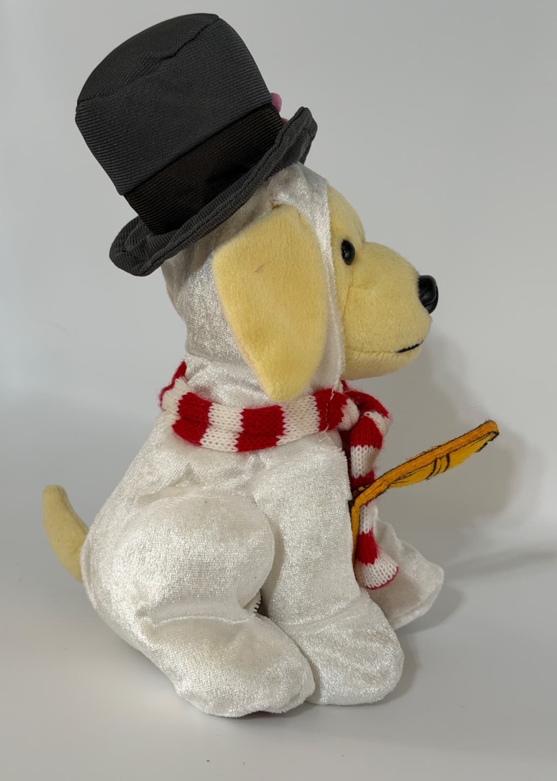 Raising Cane's Frosty Snowman Plush Puppy Dog 2018 Collector's Item Toy - Thumbnail 4