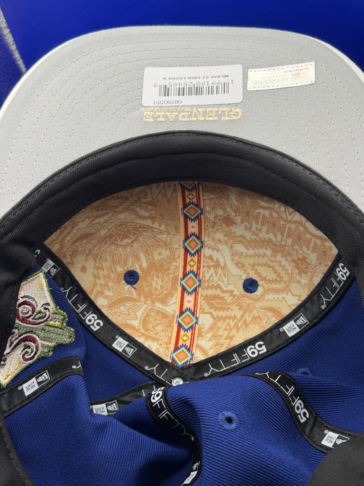 New Era LA Dodgers 2026 Spring Training 59FIFTY Fitted Hat Size 8 Floral - Thumbnail 5