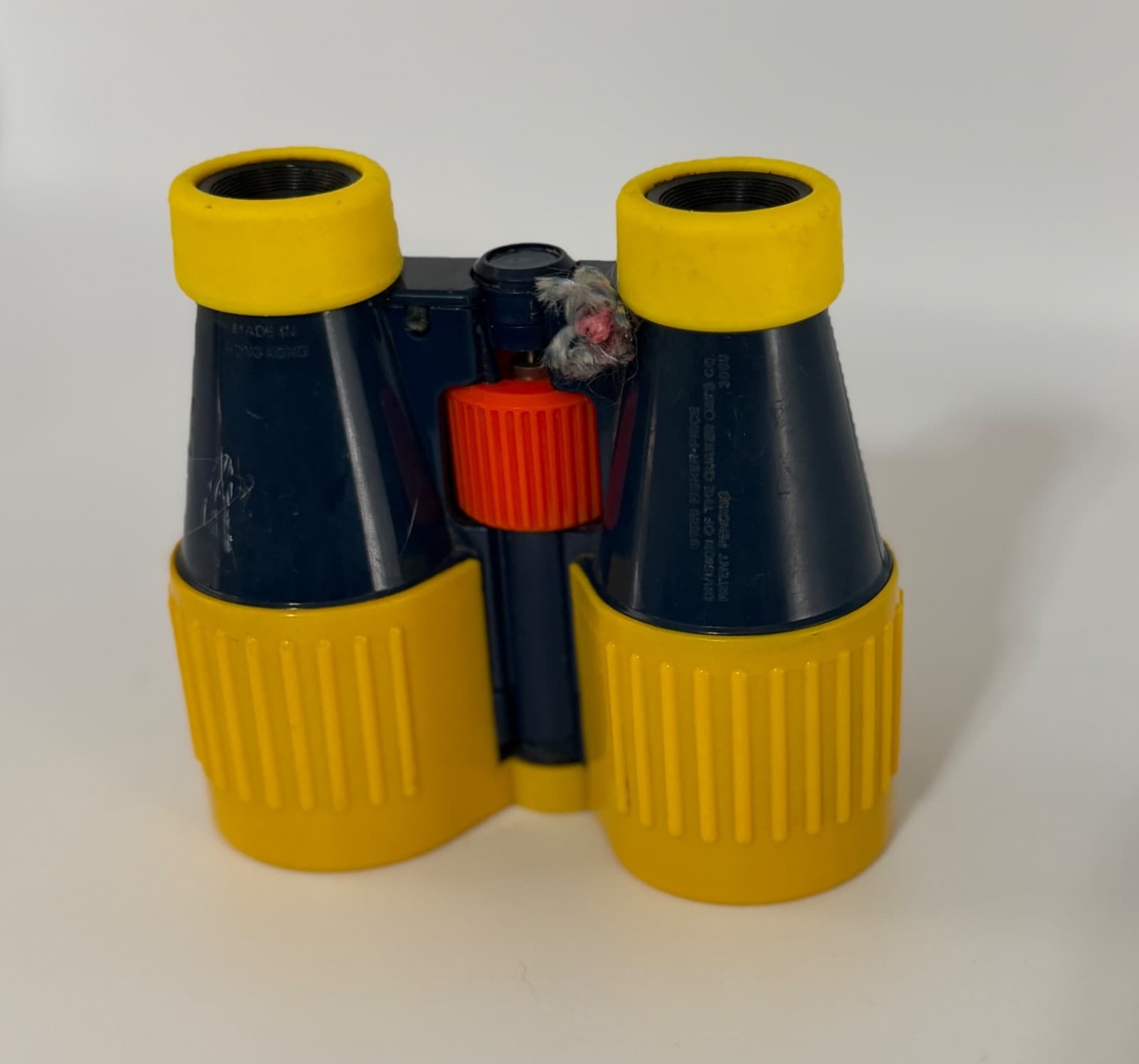 Vintage Fisher Price Toy Binoculars Yellow Blue Red 1986 Kids - Thumbnail 3