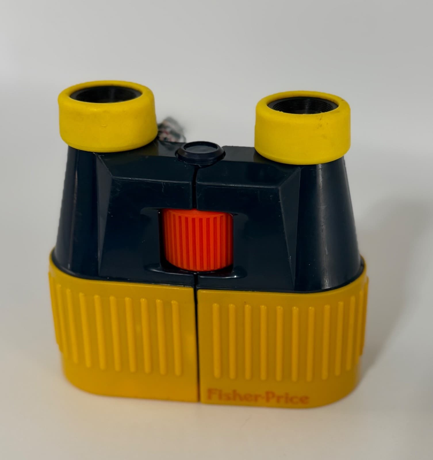 Vintage Fisher Price Toy Binoculars Yellow Blue Red 1986 Kids - Thumbnail 4