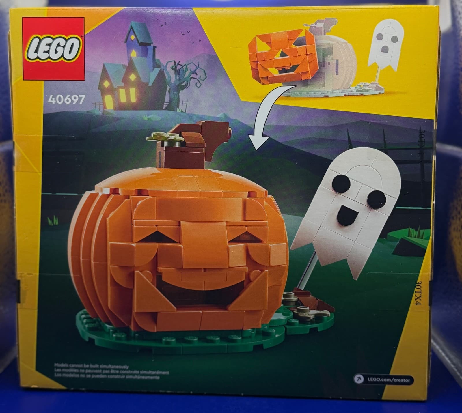 LEGO Creator 40697 Halloween Pumpkin Light Brick Included New Sealed Box
