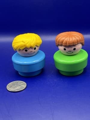 Vintage Fisher Price Little People CHUNKY children lot of 2 - Thumbnail 2
