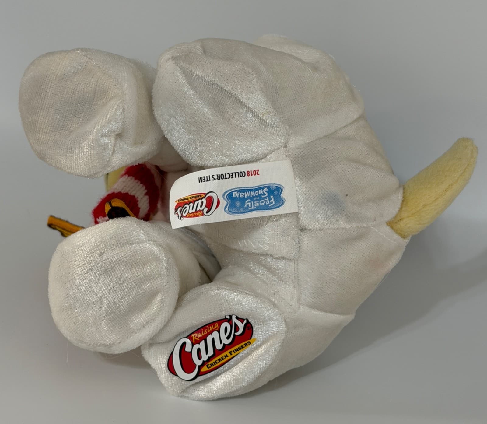 Raising Cane's Frosty Snowman Plush Puppy Dog 2018 Collector's Item Toy - Thumbnail 3