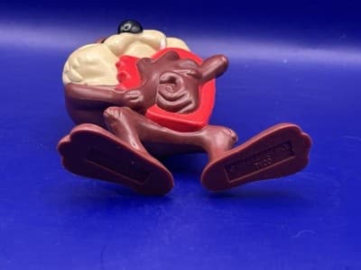 1994 Taz Tasmanian Devil With Heart PVC Figurine Looney Tunes Valentine's Day Vi - Thumbnail 6